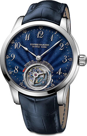 Ulysse Nardin Anchor Tourbillon Blue Enamel 1780-133 / E3 men's watches